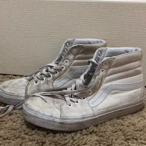 White high top vans